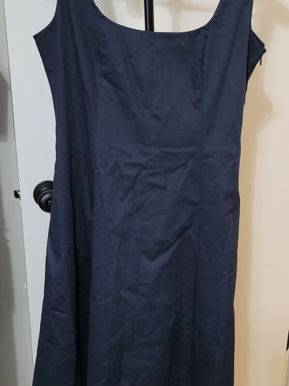 Club Monaco Navy Sleeveless Midi Dress